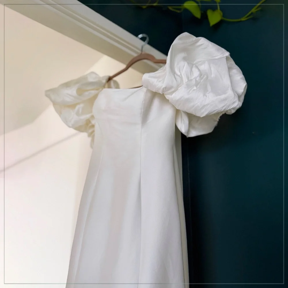 $8500 Monique Lhuillier ‘Admire’ Mikado Silk Runway Bridal Gown - Picture 6 of 16